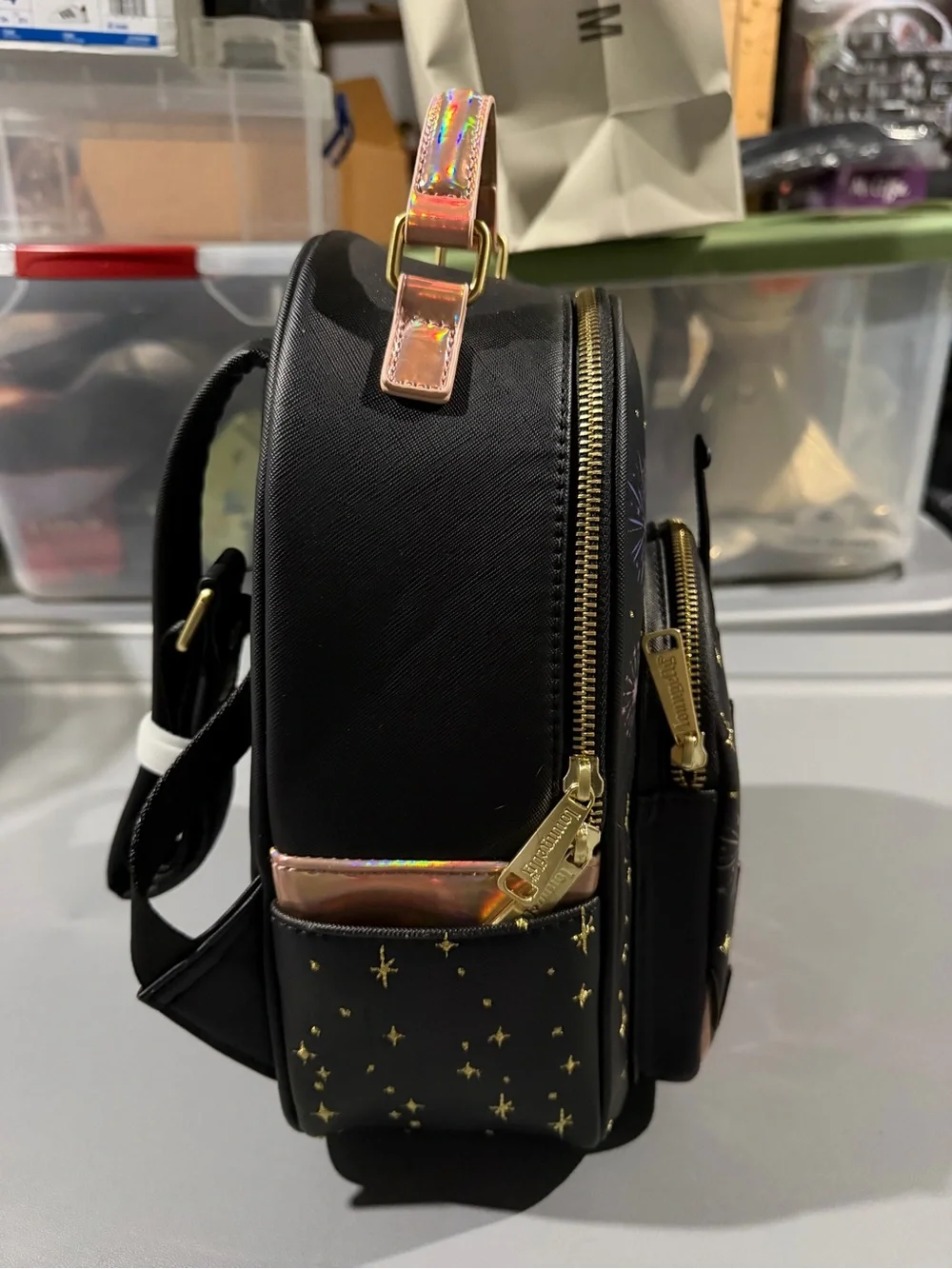 Walt Disney World 50th Anniversary Grand Finale Loungefly Mini Backpack